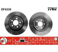 TRW DF4338 Brake disc