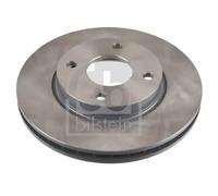 2x Brake disc Front Axle internally vented 05645 FEBI BILSTEIN for FORD MONDEO