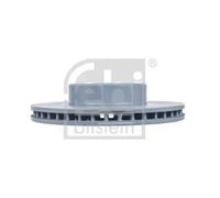2x Brake disc Front Axle internally vented 06857 FEBI BILSTEIN for MERCEDES-BENZ