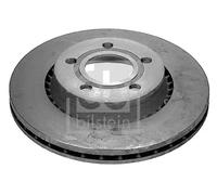 2x Brake Discs Pair Vented fits AUDI 200 C3 2.2 Front 83 to 91 280mm Set Febi