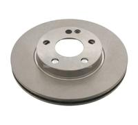 2x Brake disc Front Axle internally vented 10 92 8635 SWAG for MERCEDES-BENZ