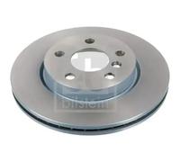 2x Brake disc Front Axle internally vented 104102 FEBI BILSTEIN for MINI BMW
