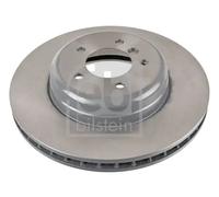 FEBI BILSTEIN Brake Disc 105719 - Front Coated, Internally Vented, 348 mm - Fits BMW 5 & 6 Series