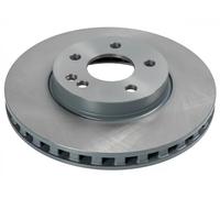 2x Brake disc Front Axle internally vented 106605 FEBI BILSTEIN