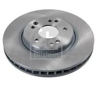 2x Brake disc Front Axle internally vented 10686 FEBI BILSTEIN for MERCEDES-BENZ