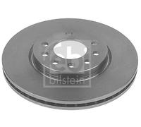 2x Brake disc Front Axle internally vented 10745 FEBI BILSTEIN for OPEL SAAB