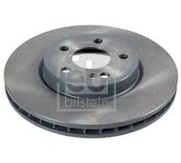 2x Brake disc Front Axle internally vented 107511 FEBI BILSTEIN