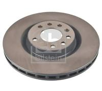 2x Brake disc Front Axle internally vented 108197 FEBI BILSTEIN for OPEL FIAT