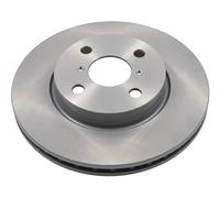 2x Brake disc Front Axle internally vented 108380 FEBI BILSTEIN for TOYOTA