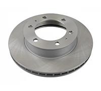 2x Brake disc Front Axle internally vented 108399 FEBI BILSTEIN for TOYOTA