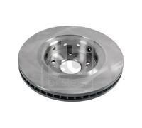 2x Brake disc Front Axle internally vented 108401 FEBI BILSTEIN for HONDA