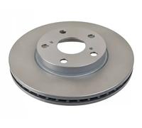2x Brake disc Front Axle internally vented 108406 FEBI BILSTEIN for TOYOTA AURIS