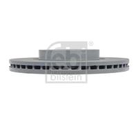 2x Brake disc Front Axle internally vented 108421 FEBI BILSTEIN for TOYOTA