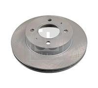 2x Brake disc Front Axle internally vented 108422 FEBI BILSTEIN for HYUNDAI