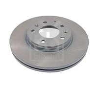 2x Brake disc Front Axle internally vented 108434 FEBI BILSTEIN for MAZDA