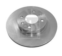 2x Brake disc Front Axle internally vented 108511 FEBI BILSTEIN for KIA HYUNDAI