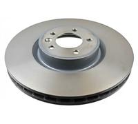 2x Brake disc Front Axle internally vented 108529 FEBI BILSTEIN for LAND ROVER