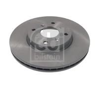 2x Brake disc Front Axle internally vented 108549 FEBI BILSTEIN for HONDA