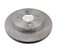 2x Brake disc Front Axle internally vented 108565 FEBI BILSTEIN for SUZUKI