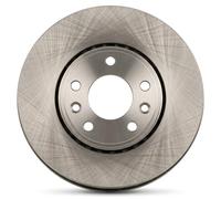 2x Brake disc Front Axle internally vented 108582 FEBI BILSTEIN for RENAULT