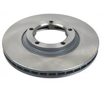 2x Brake disc Front Axle internally vented 108592 FEBI BILSTEIN for HYUNDAI