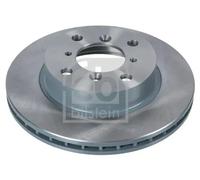 2x Brake disc Front Axle internally vented 108612 FEBI BILSTEIN for SUZUKI