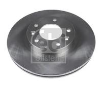 2x Brake disc Front Axle internally vented 108622 FEBI BILSTEIN for MAZDA