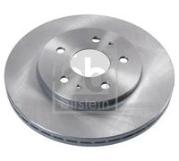 2x Brake disc Front Axle internally vented 108631 FEBI BILSTEIN for DAIHATSU