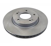 2x Brake disc Front Axle internally vented 108682 FEBI BILSTEIN for HYUNDAI KIA