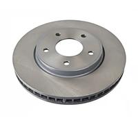 2x Brake disc Front Axle internally vented 108686 FEBI BILSTEIN for NISSAN LEAF