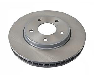 2x Brake disc Front Axle internally vented 108686 FEBI BILSTEIN for NISSAN LEAF