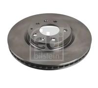 2x Brake disc Front Axle internally vented 108687 FEBI BILSTEIN for MAZDA RX-8