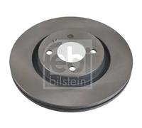 2x Brake disc Front Axle internally vented 11206 FEBI BILSTEIN for VW SEAT