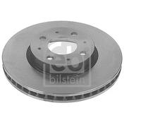 2x Brake disc Front Axle internally vented 11453 FEBI BILSTEIN for VOLVO