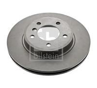 febi bilstein Pair of Brake Disc Rotor 12323 fits Front OE 34 11 1 164 539