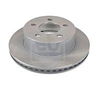2x Brake disc Front Axle internally vented 170077 FEBI BILSTEIN for JEEP