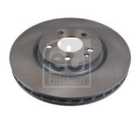 2x Brake disc Front Axle internally vented 170756 FEBI BILSTEIN for INFINITI