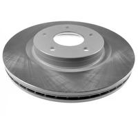 2x Brake disc Front Axle internally vented 170850 FEBI BILSTEIN for NISSAN JUKE