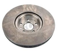 2x Brake disc Front Axle internally vented 171471 FEBI BILSTEIN for VOLVO