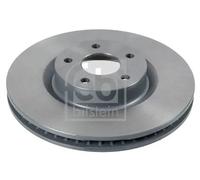 2x Brake disc Front Axle internally vented 171480 FEBI BILSTEIN for FORD