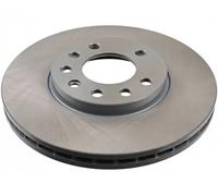 2x Brake disc Front Axle internally vented 17211 FEBI BILSTEIN for OPEL