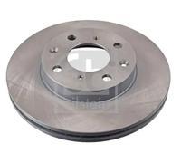 2x Brake disc Front Axle internally vented 17356 FEBI BILSTEIN for HONDA