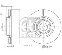 FEBI BILSTEIN 179497 Brake disc