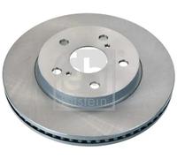 2x Brake disc Front Axle internally vented 181239 FEBI BILSTEIN for TOYOTA