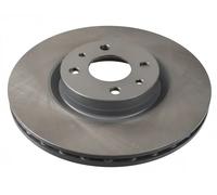 2x Brake disc Front Axle internally vented 18546 FEBI BILSTEIN for ALFA ROMEO