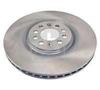 2x Brake disc Front Axle internally vented 19096 FEBI BILSTEIN for VW AUDI SEAT