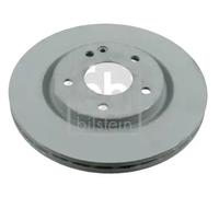 2x Brake disc Front Axle internally vented 22995 FEBI BILSTEIN for MERCEDES-BENZ