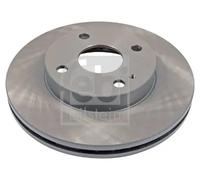 2x Brake disc Front Axle internally vented 23439 FEBI BILSTEIN for MAZDA DEMIO