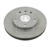 2x Brake disc Front Axle internally vented 23539 FEBI BILSTEIN for DAEWOO