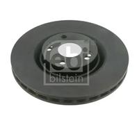 2x Brake disc Front Axle internally vented 24727 FEBI BILSTEIN for RENAULT